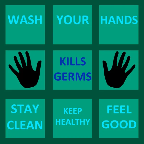 stock image Wash your hand illustration