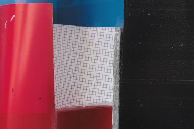 grafik kağıdı Merkezi ile kolaj