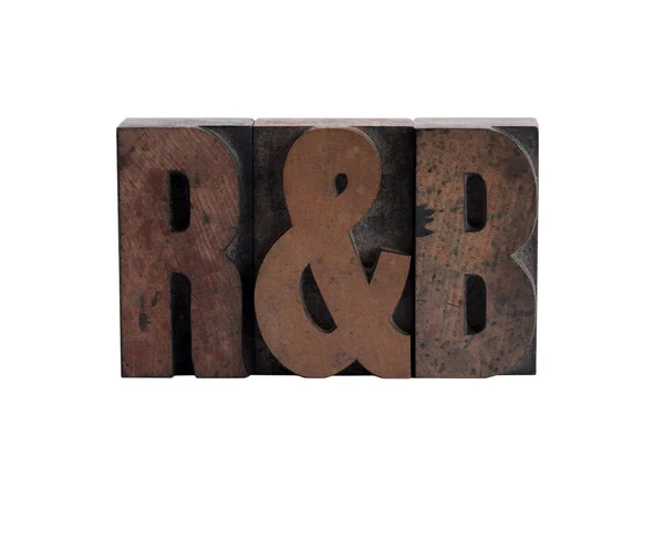 R & B — Fotografia de Stock
