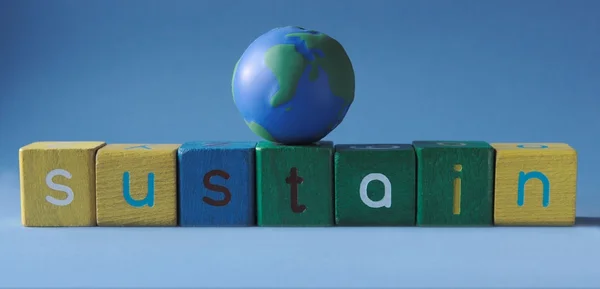 Sustain word — Stock Photo, Image