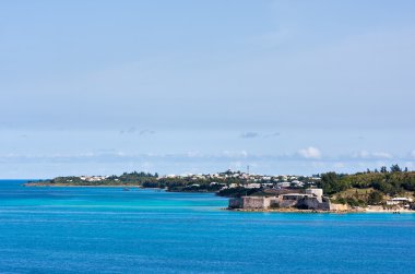 Fort St. Catherine in St. George's Bermuda clipart