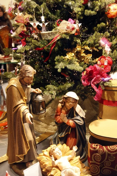 Kerststal van Wenen winkel — Stockfoto