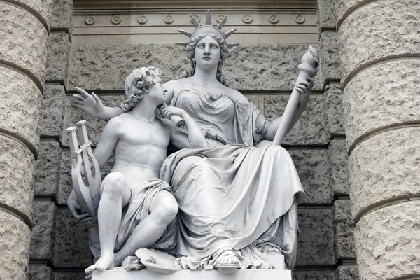 Statue depicting personifications of Europa — Stock Photo, Image