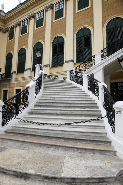 Σκάλες Περιλαμβάνει Παλάτι Schonbrunn Βιέννη — Φωτογραφία Αρχείου