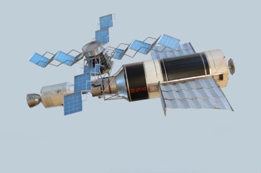Yörüngesel uzay istasyonu skylab modeli