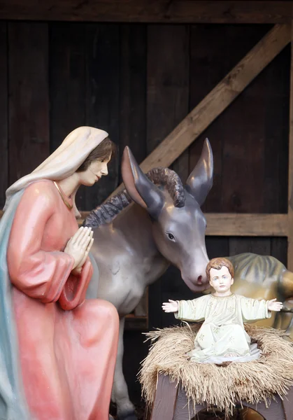 Nativity Scene from Vienna square — Zdjęcie stockowe