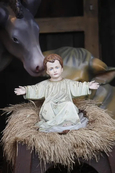 Nativity Scene from Vienna square — Zdjęcie stockowe