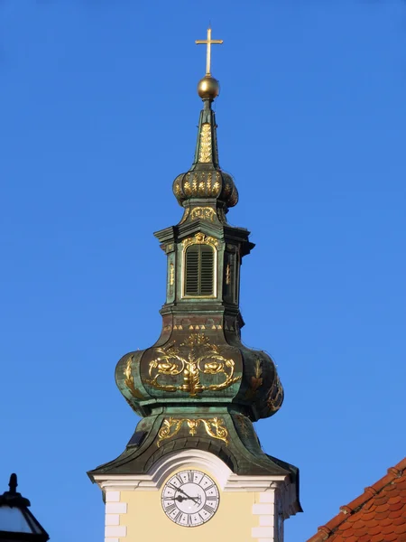 Tower of st. Mary church, Zagreb — Stock Photo, Image