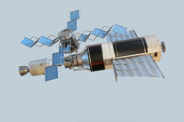 stock image Model of orbital space station Skylab