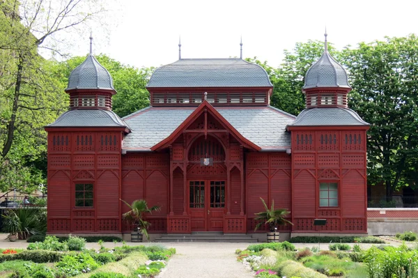 Pavilion in zagreb botanische tuin — Stockfoto