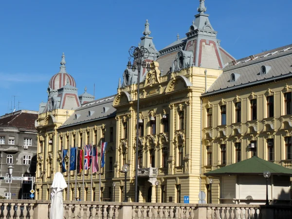 Architectuur van Zagreb, Kroatië — Stockfoto