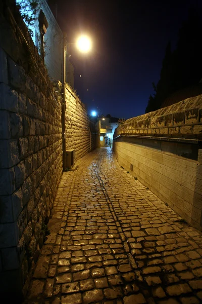 Pohled na staré cana street, Izrael — Stock fotografie