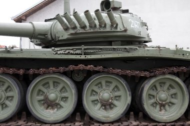 ağır tank t-80, vukovar, Hırvatistan - artık Sivil Savaşı'ndan sonra