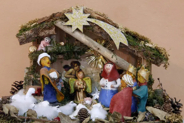 キリスト降誕のシーン — ストック写真