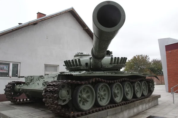 stock image Heavy tank T-80 in Vukovar, Croatia - leftover after civil war