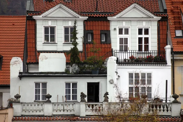 stock image Prague facade