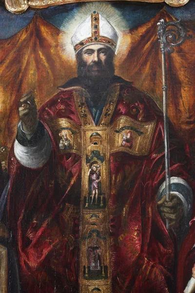 ZAGREB, CROATIA - DECEMBER 12: Jacopo Tintoretto: Santo Hieronimus, menunjukkan — Stok Foto
