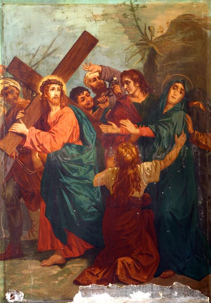 4th Stations of the Cross — Stock Photo, Image