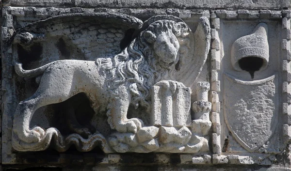 Leone alato veneziano — Foto Stock