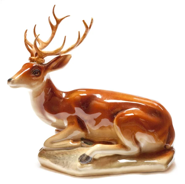 Kızıl geyik heykelciği — Stok fotoğraf