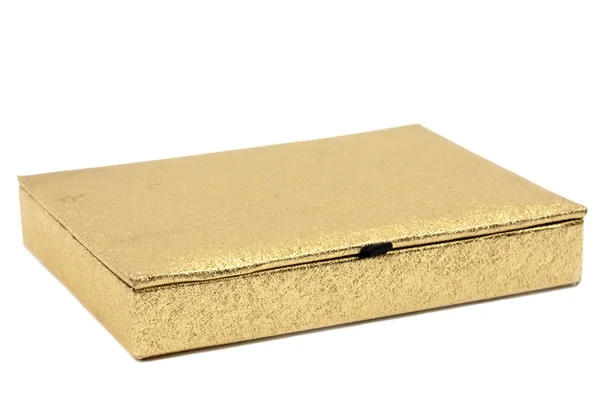 Goldene Schachtel — Stockfoto