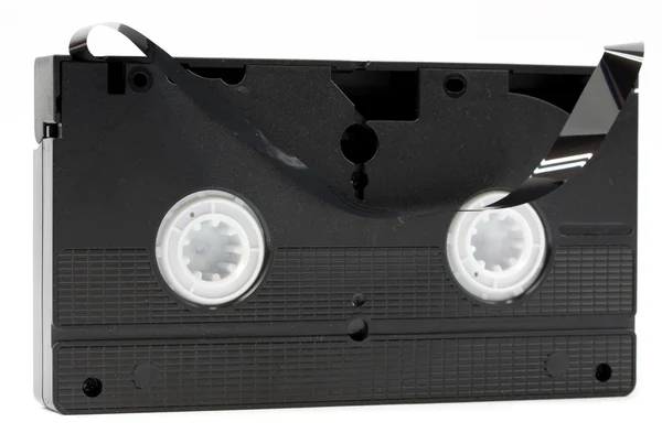 Trasig kassettband — Stockfoto