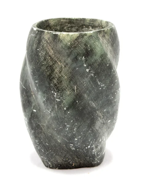 Ancient soapstone vase — Stock Photo, Image
