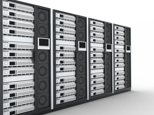 Server row — Stock Photo, Image