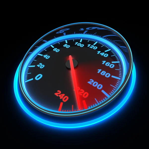 Speedometer car — Stock Photo, Image