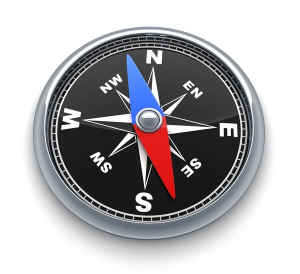 Kompass 3d — Stockfoto