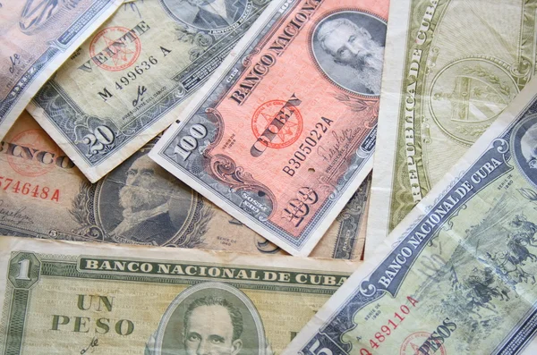 Old cuban money — Stock Photo, Image