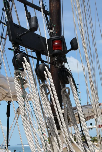 Tall Ship ropes — Stock Photo, Image