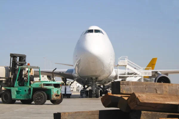 Duży samolot — Zdjęcie stockowe