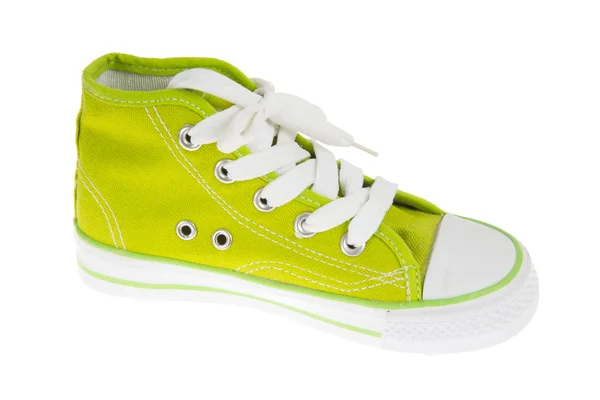 Green sneaker — Stock Photo, Image