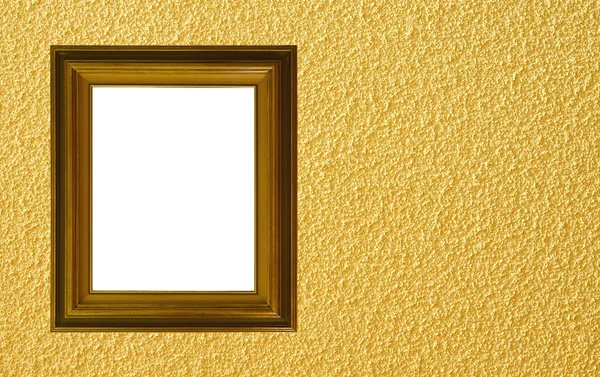 Gele achtergrond met frame — Stockfoto