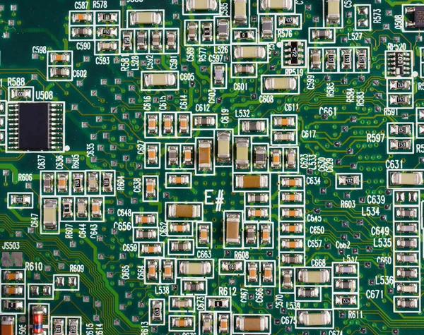 SMD circuitbord — Stockfoto