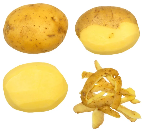 Pelar una patata —  Fotos de Stock