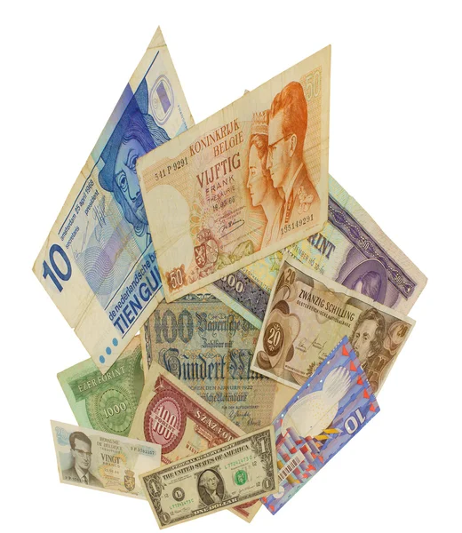 Kilka banknotów — Zdjęcie stockowe