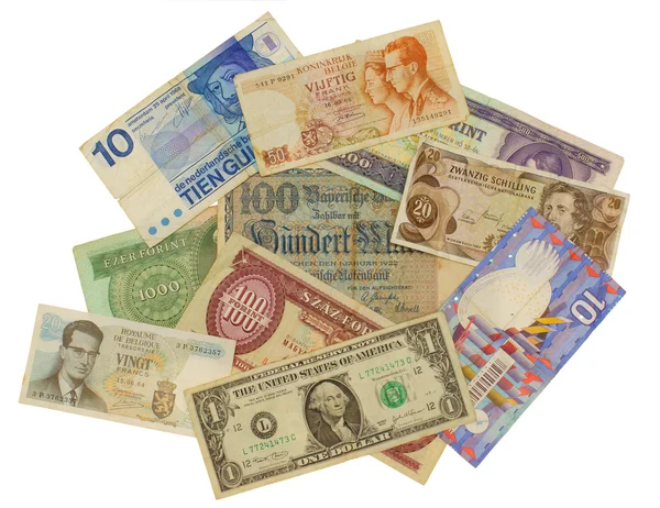 Farklı banknot — Stok fotoğraf