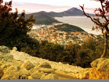 Losinj sunset clipart