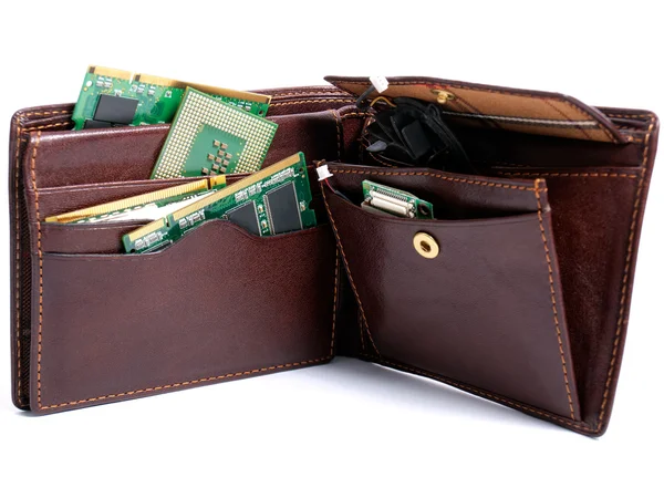 Hårdvara plånbok — Stockfoto