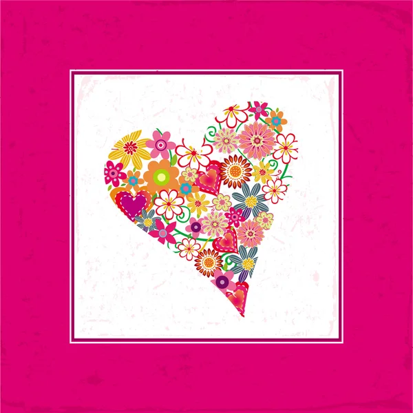 Valentine cartão de amor Vetor De Stock