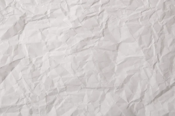 Texture of white crumpled paper — Stock Photo, Image