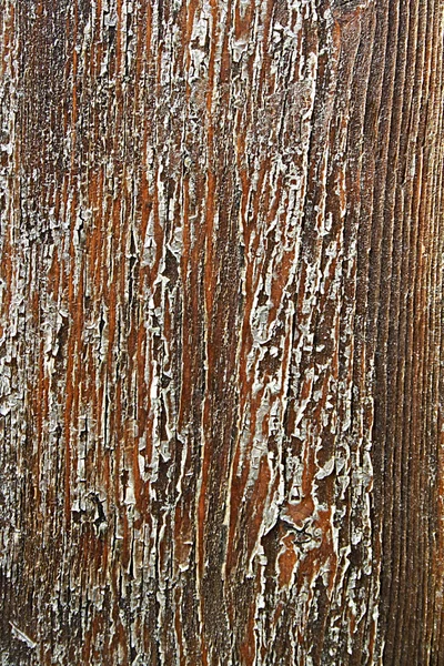 Старый деревянный потрескавшийся лакированный коричневый фон — стоковое фото