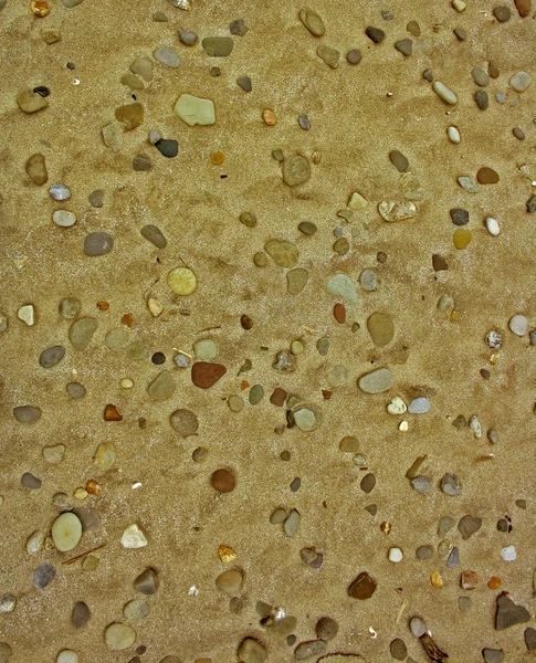 Sand und Steinkies Hintergrund — Stockfoto