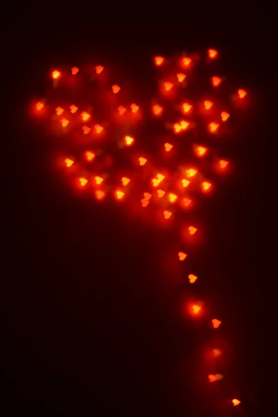 bokeh kalpleri arka plan