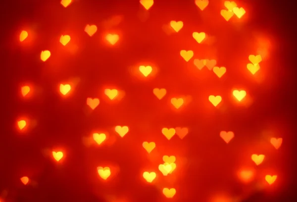 stock image Bokeh hearts background