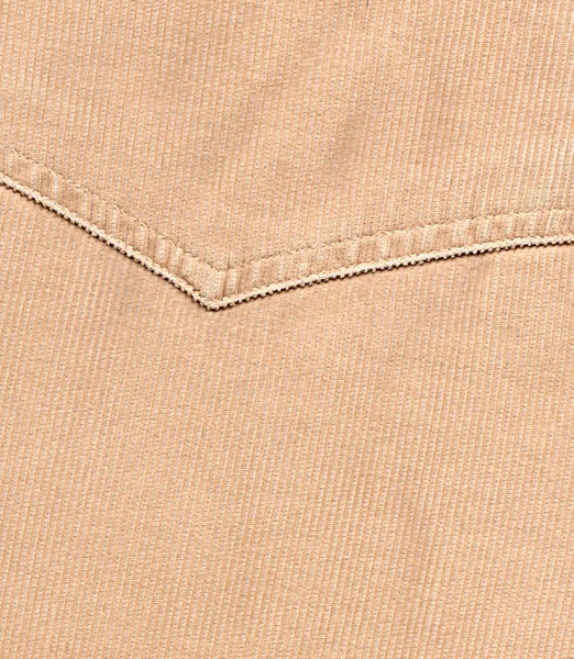 Textura de tecido corrugado marrom claro — Fotografia de Stock
