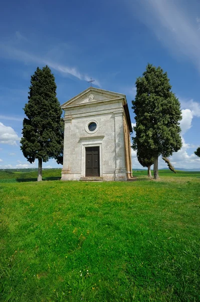 Cappella di Vitaleta (Toscane) — Stockfoto
