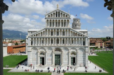 Katedralde campo dei miracoli Pisa (İtalya)